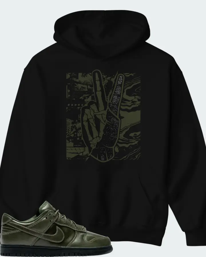 Nike Dunk Low Retro Premium QS Army Olive Matching Hoodie