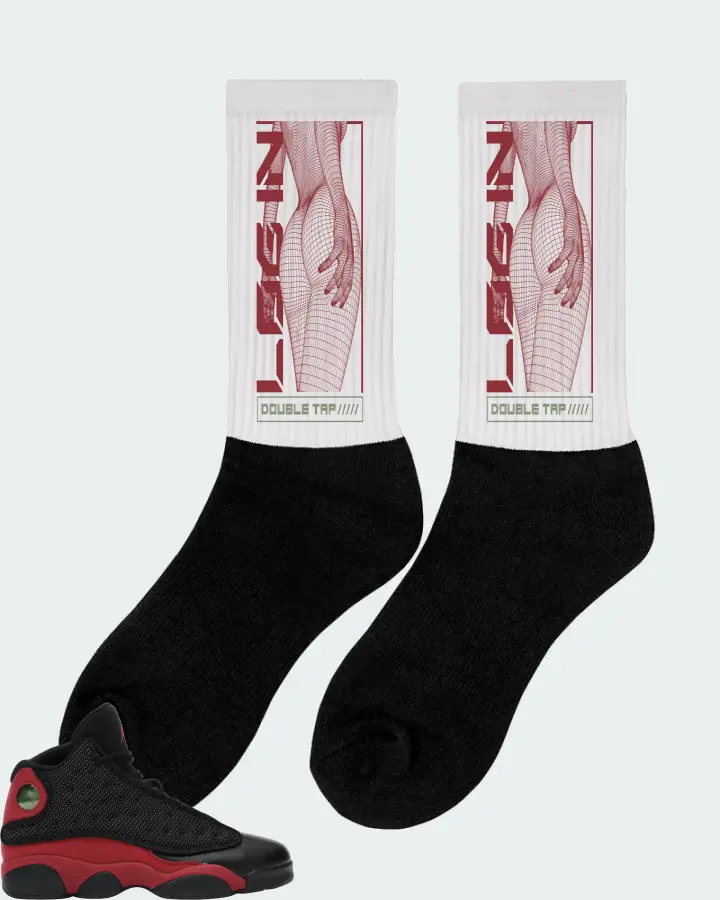 Jordan 13 Retro Sneaker Matching White Socks (LOGIN) - View 3
