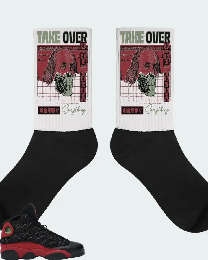 Jordan 13 Retro Sneaker Matching White Socks - Take Over