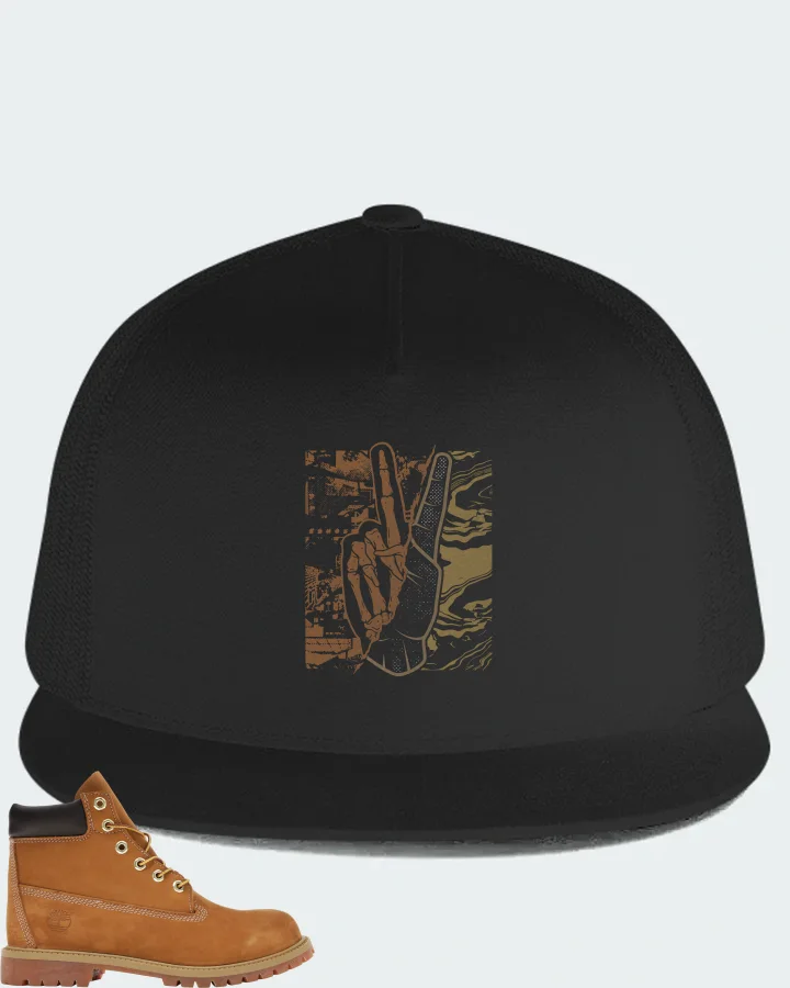Timberland 6" Boot Sneaker Matching Black Hat - Peace of mind