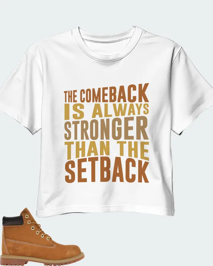 Timberland 6" Boot Sneaker Matching White Crop Top - The Comeback