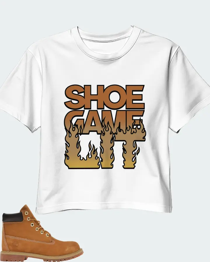 Timberland 6" Boot Sneaker Matching White Crop Top - Shoe Game Lit Refreshed