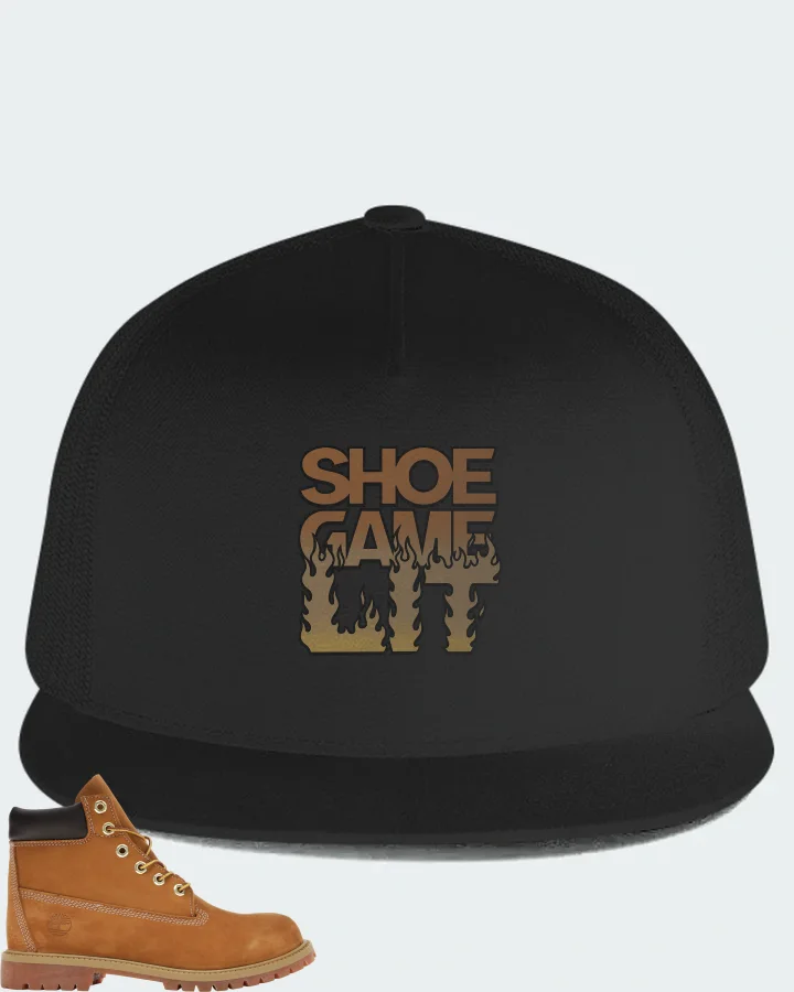 Timberland 6" Boot Sneaker Matching Black Hat - Shoe Game Lit Refreshed