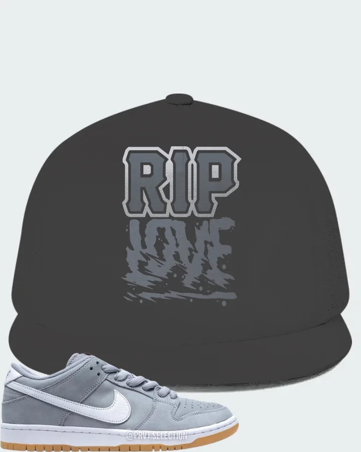 Nike SB Dunk Low Pro ISO Orange Label Wolf Grey Gum Matching Hat