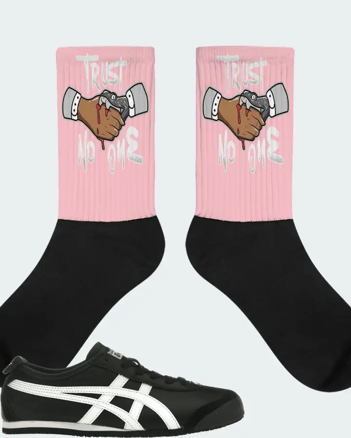 Onitsuka Tiger Mexico 66 Sneaker Matching Pink Socks - Trust No One