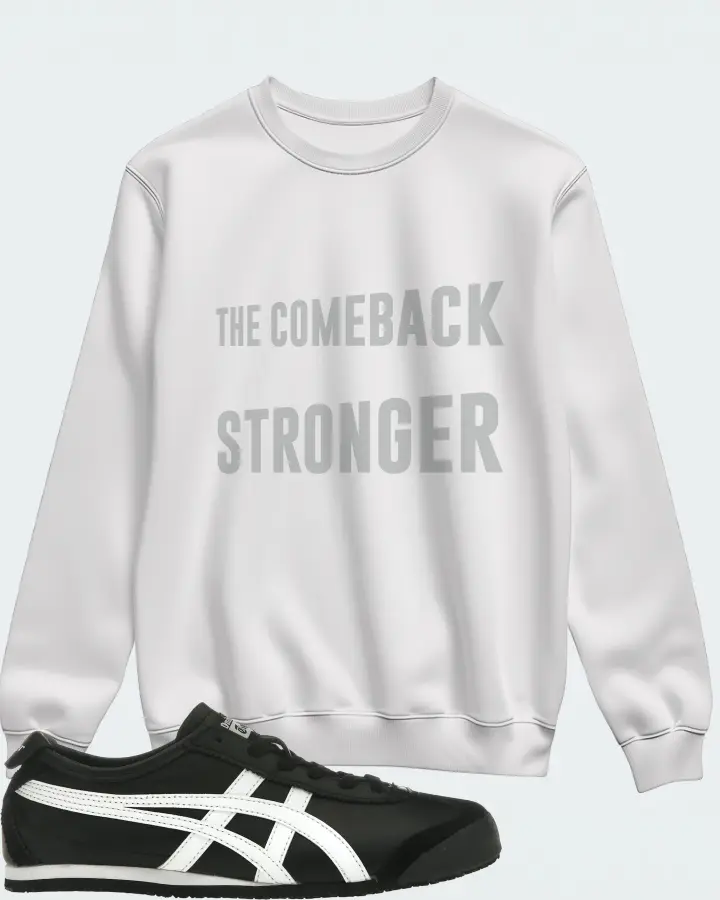 Onitsuka Tiger Mexico 66 Sneaker Matching White Sweatshirt - The Comeback