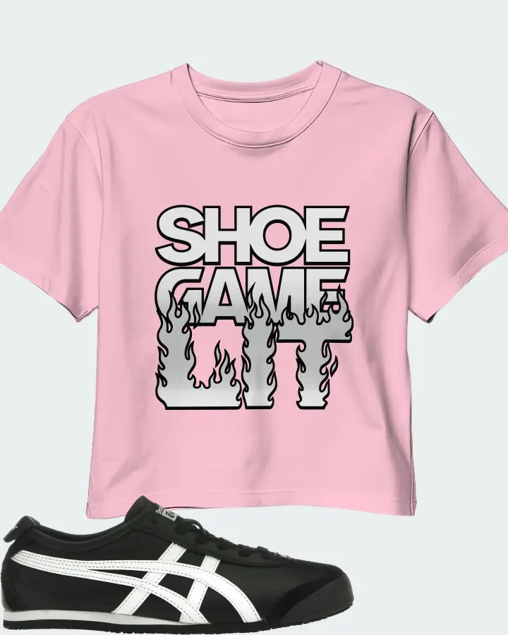Onitsuka Tiger Mexico 66 Sneaker Matching Pink Crop Top - Shoe Game Lit Refreshed