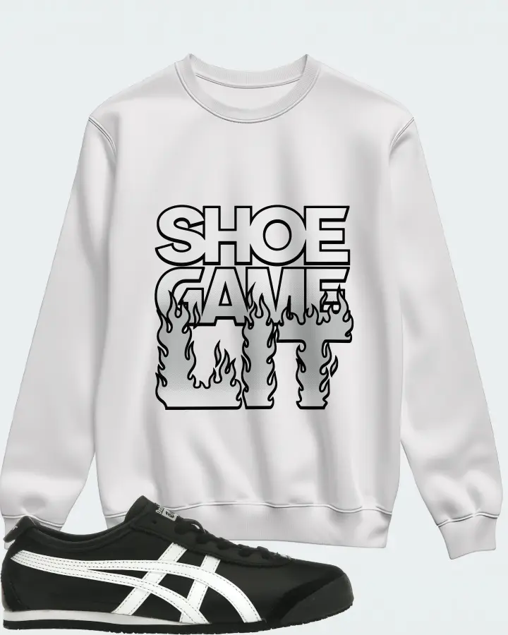 Onitsuka Tiger Mexico 66 Sneaker Matching White Sweatshirt - Shoe Game Lit Refreshed