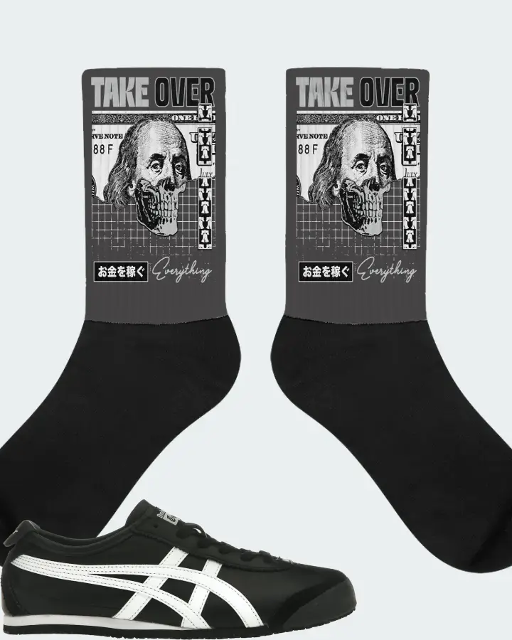 Onitsuka Tiger Mexico 66 Sneaker Matching Dark Grey Socks - Take Over