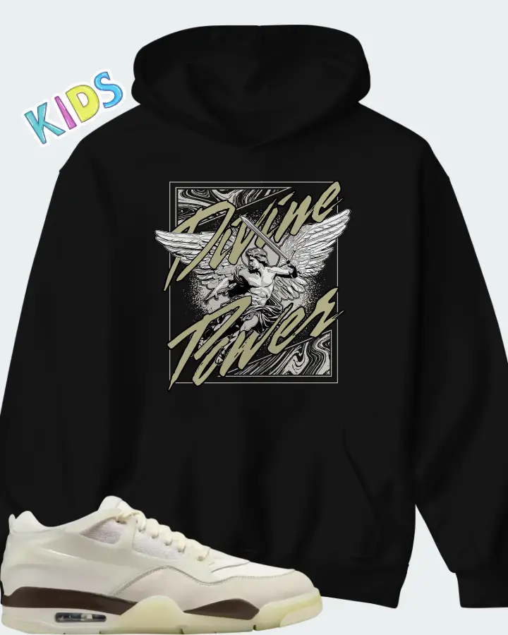 Air Jordan 4 RM Hemp Matching Kid's Hoodie