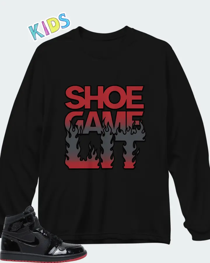 Air Jordan 1 Retro High SP Gina  Matching Kid's Long Sleeve T-Shirt