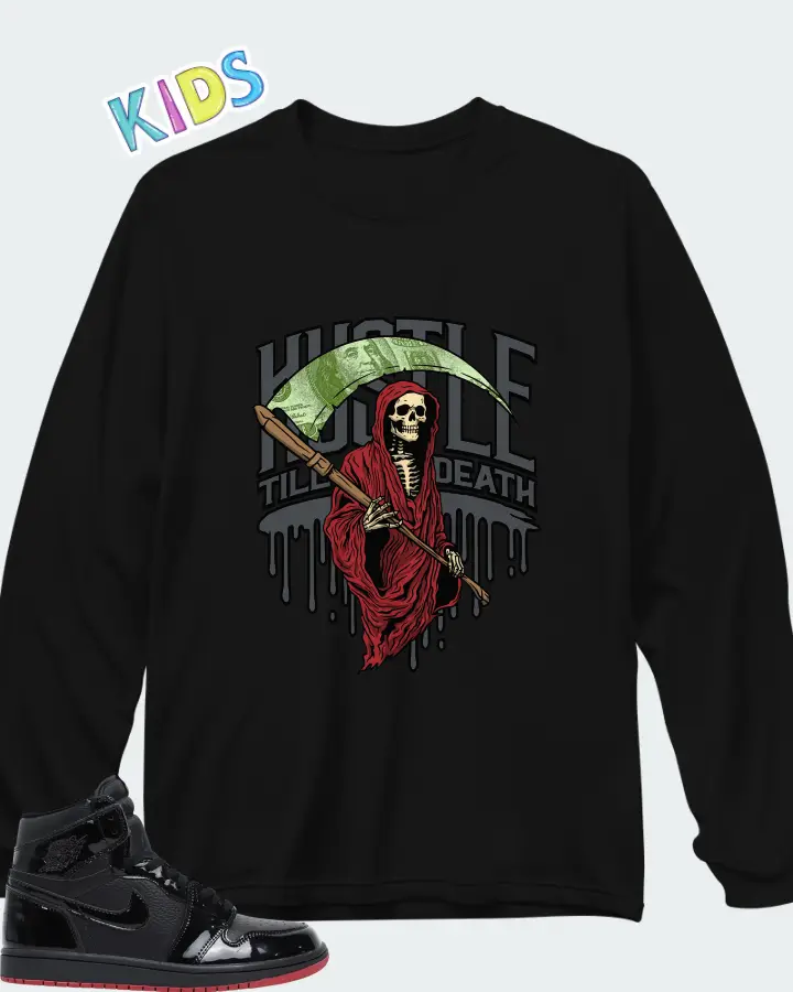 Air Jordan 1 Retro High SP Gina Matching Kid's Long Sleeve T-Shirt