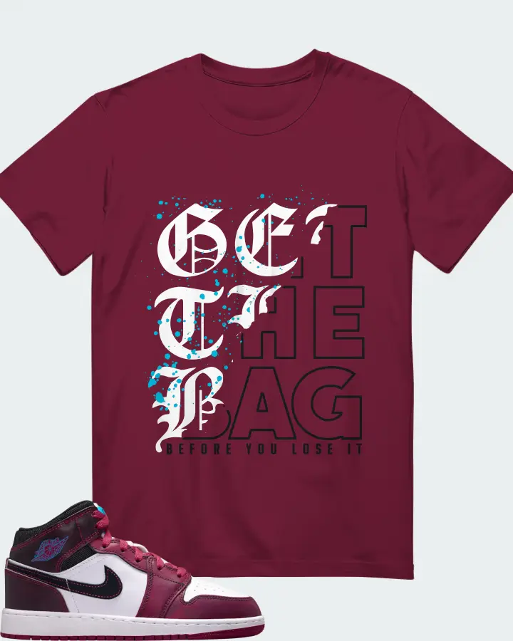 Air Jordan 1 Mid SE Sweet Beet Matching T-Shirt