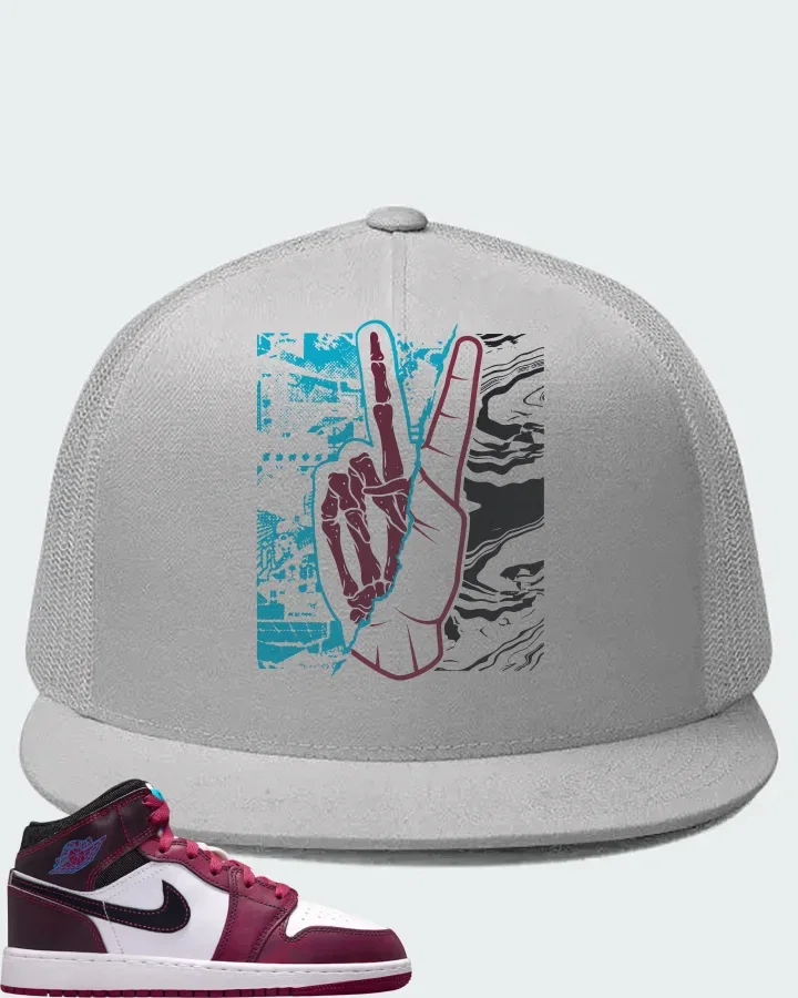 Air Jordan 1 Mid SE Sweet Beet Matching Hat