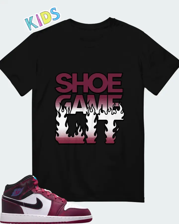 Air Jordan 1 Mid SE Sweet Beet Matching Kid's T-Shirt