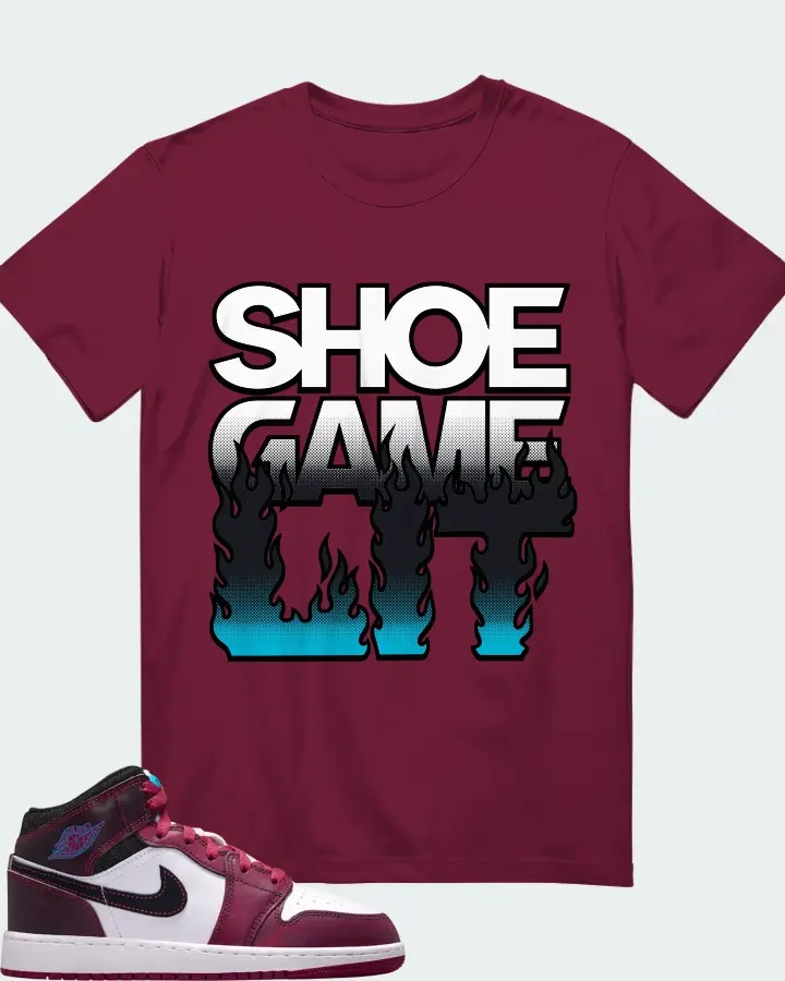 Air Jordan 1 Mid SE Sweet Beet Matching T-Shirt