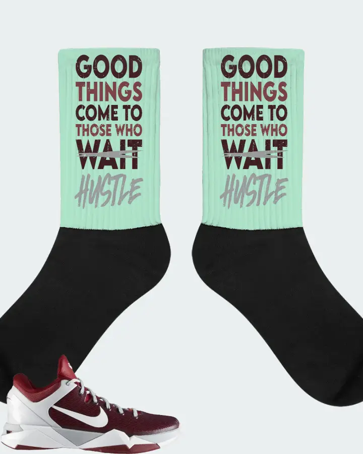 Nike Kobe 7 Sneaker Matching Mint Socks - Good Things Come