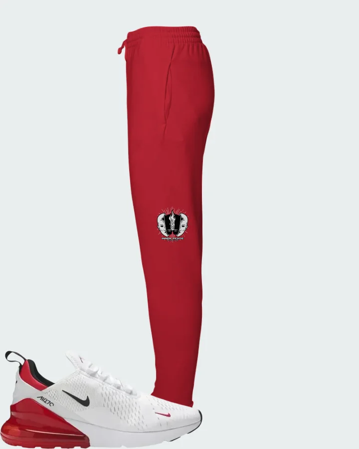 Nike Air Max 270 University Red Matching Joggers