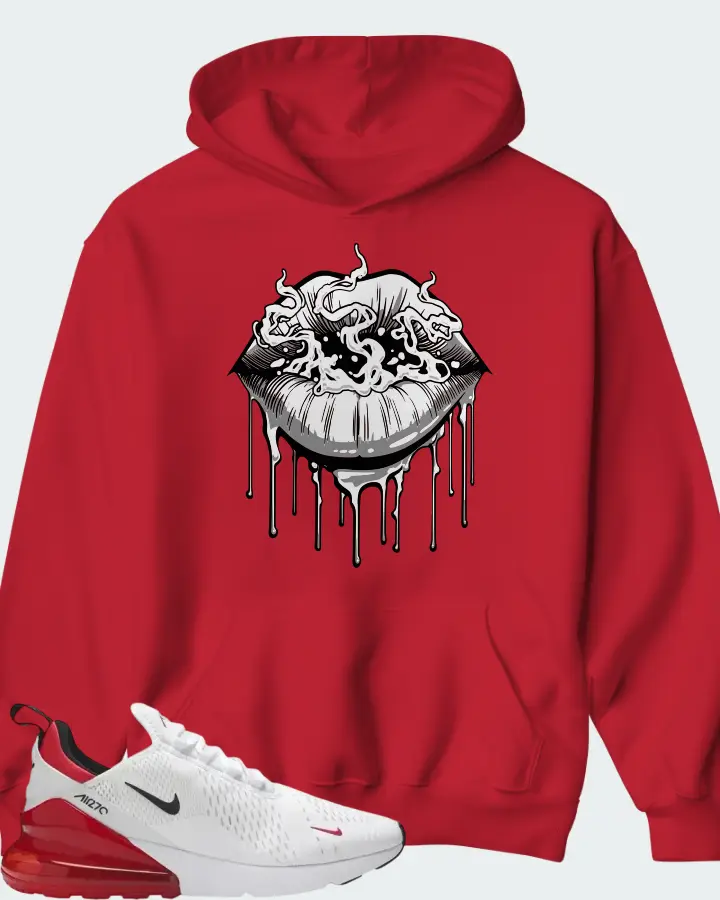 Nike Air Max 270 University Red Matching Hoodie