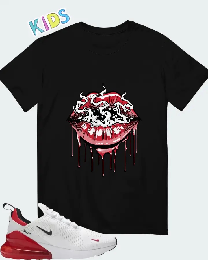 Nike Air Max 270 University Red Matching Kid's T-Shirt
