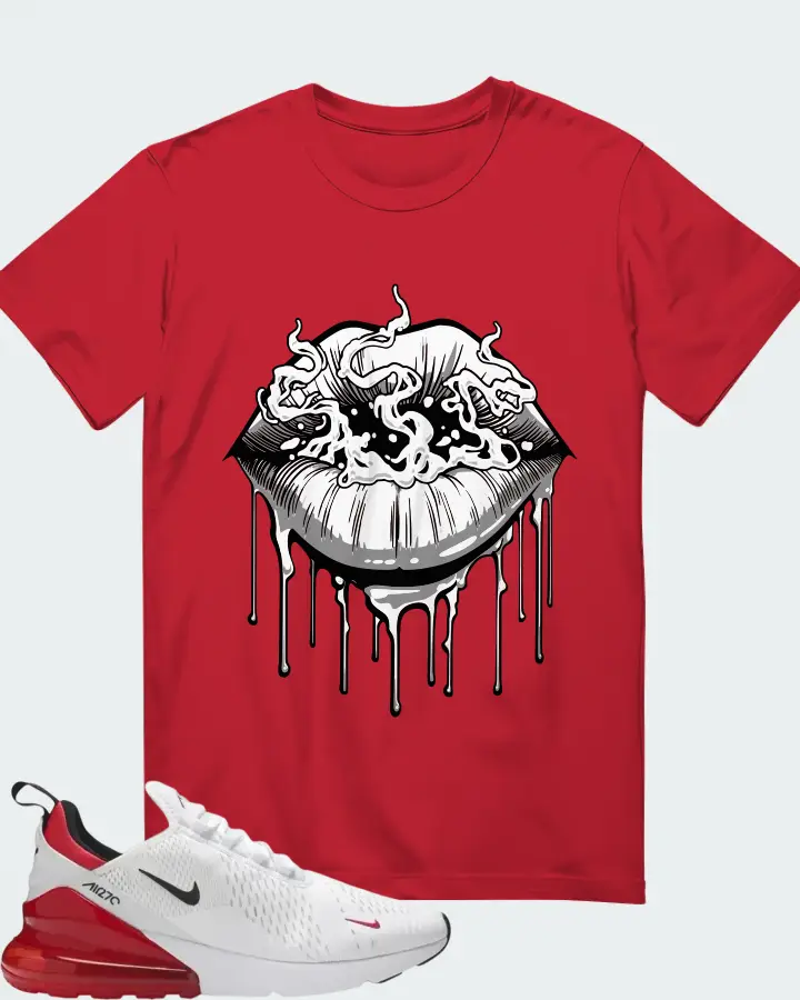 Nike Air Max 270 University Red Matching T-Shirt