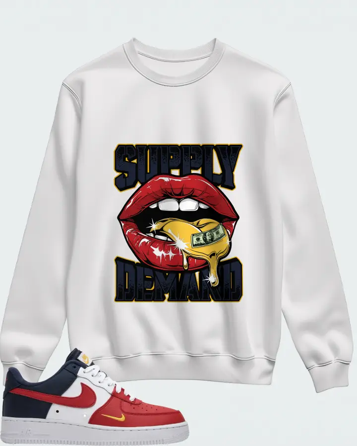 Nike Air Force 1 Low '07 LV8 4th of July Matching Sweatshirt