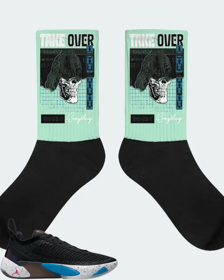Jordan Luka 1 Sneaker Matching Mint Socks - Take Over