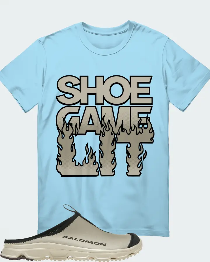 Salomon RX Slide 3.0 Sneaker Matching Ocean Blue T-Shirt - Shoe Game Lit Refreshed
