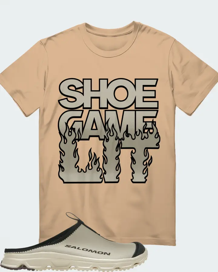 Salomon RX Slide 3.0 Sneaker Matching Tan T-Shirt - Shoe Game Lit Refreshed
