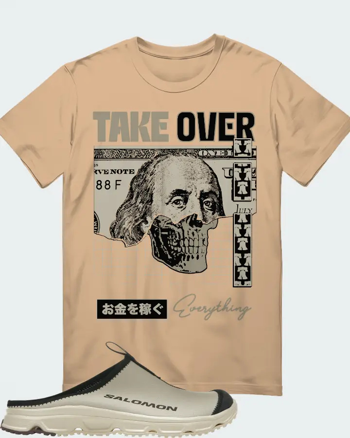 Salomon RX Slide 3.0 Sneaker Matching Tan T-Shirt - Take Over