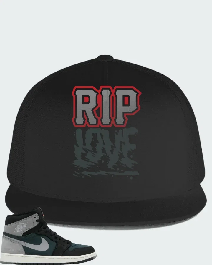 Air Jordan 1 High Element GORE-TEX Black Particle Grey Matching Hat