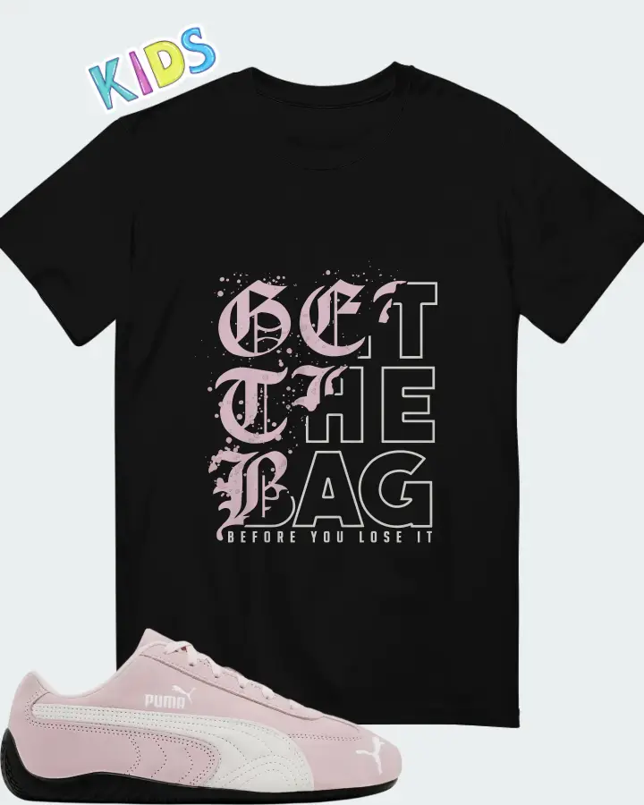 Puma Speedcat OG Whisp Of Pink Matching Kid's T-Shirt