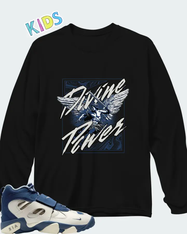 Nike Diamond Turf II Royals Matching Kid's Long Sleeve T-Shirt