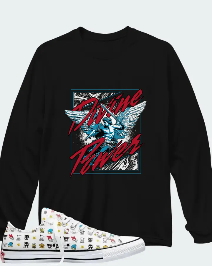 Converse Chuck Taylor All Star Ox Hello Kitty and Friends All-Star BFFS Matching Long Sleeve T-Shirt