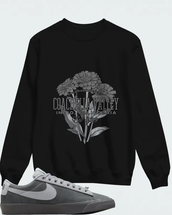 Nike SB Blazer Low FPAR Cool Grey Matching Sweatshirt