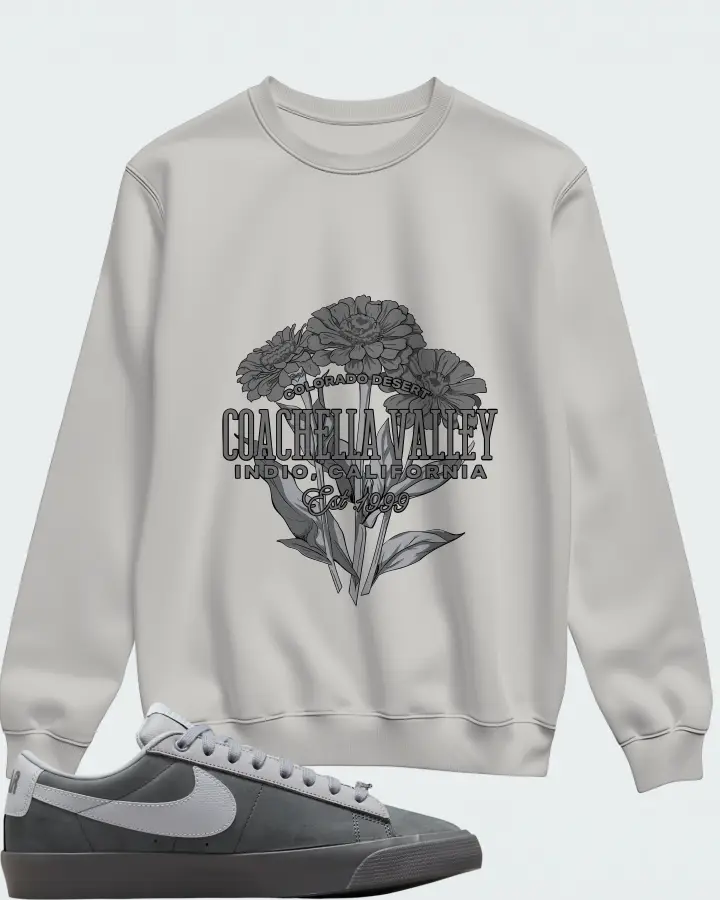 Nike SB Blazer Low FPAR Cool Grey Matching Sweatshirt