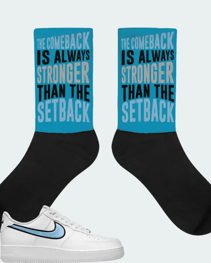 Socks in Aqua