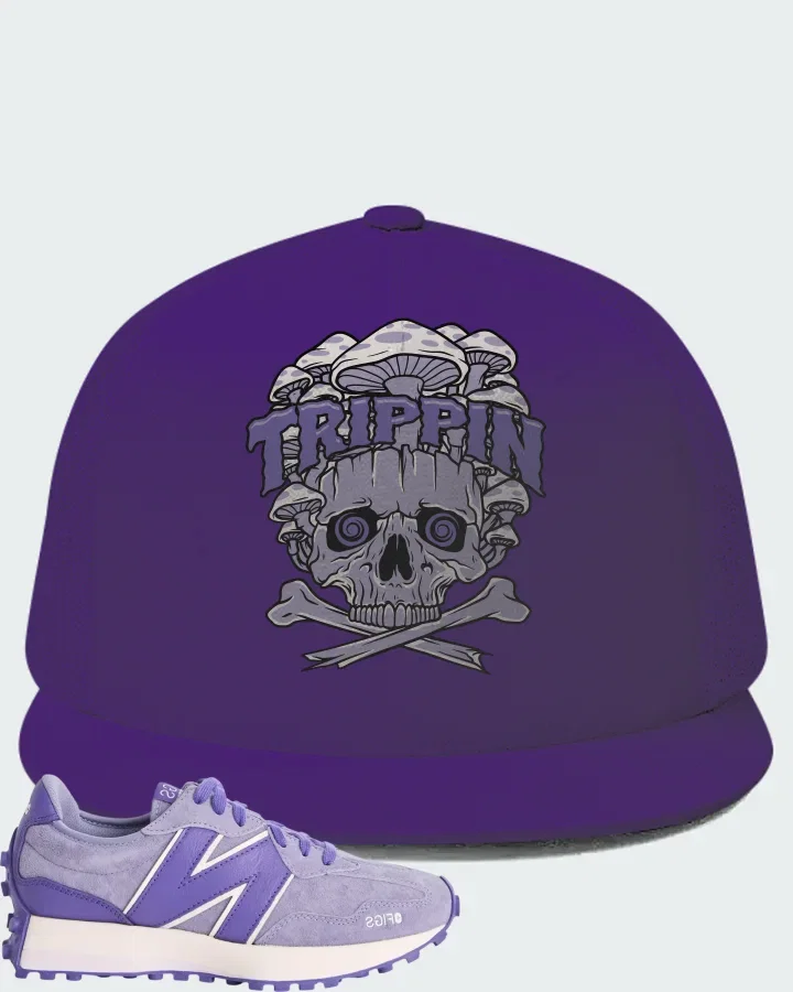 New Balance 327 Amethyst Matching Hat