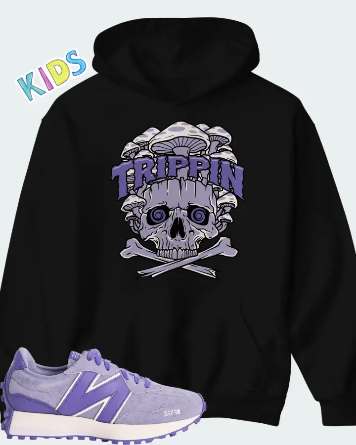 New Balance 327 Amethyst Matching Kid's Hoodie