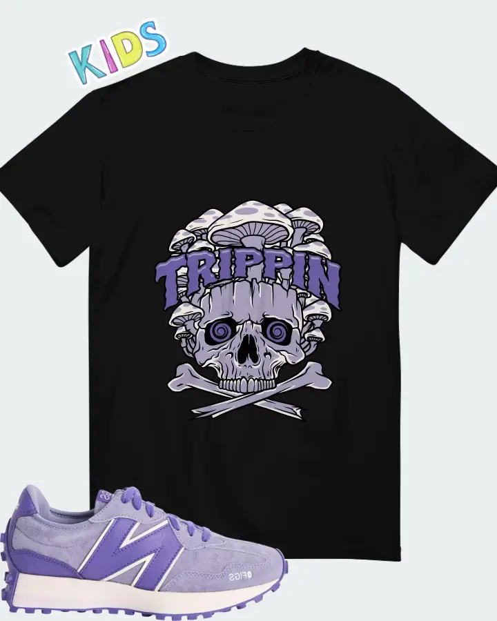 New Balance 327 Amethyst Matching Kid's T-Shirt