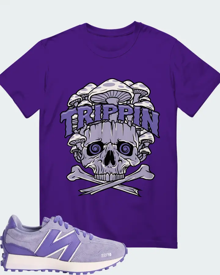 New Balance 327 Amethyst Matching T-Shirt