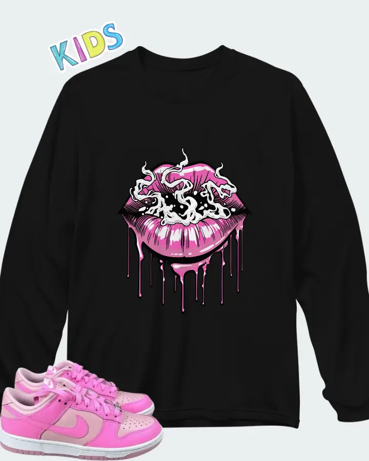 New Nike Air Max Dunk iD By You Matching Kid's Long Sleeve T-Shirt