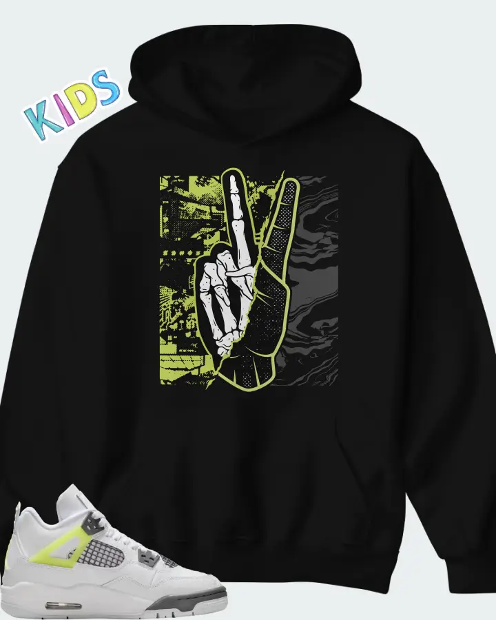 Air Jordan 4 Retro Matching Kid's Hoodie
