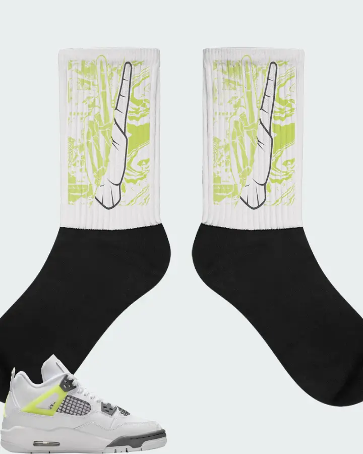 Air Jordan 4 Retro Matching Socks