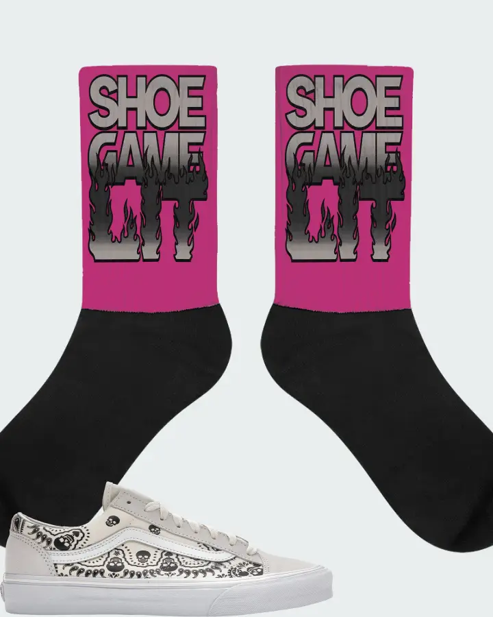 Vans Style 36 Sneaker Matching Socks - Shoe Game Lit Refreshed
