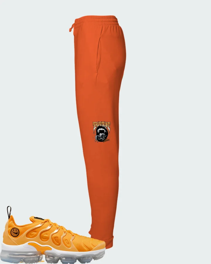 Nike Air VaporMax Plus Orange  Matching Joggers