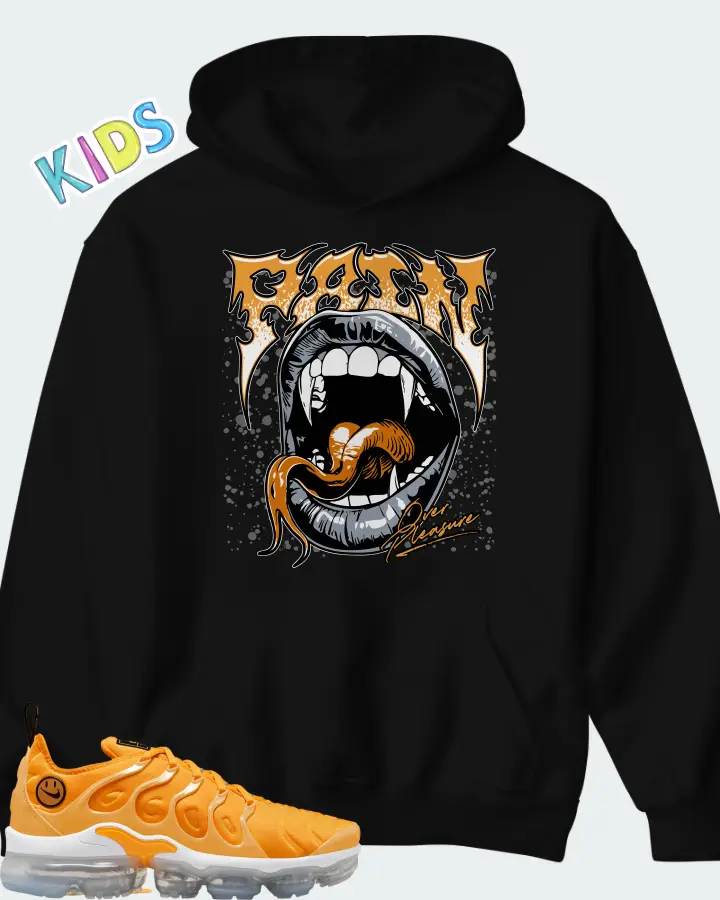 Nike Air VaporMax Plus Orange  Matching Kid's Hoodie