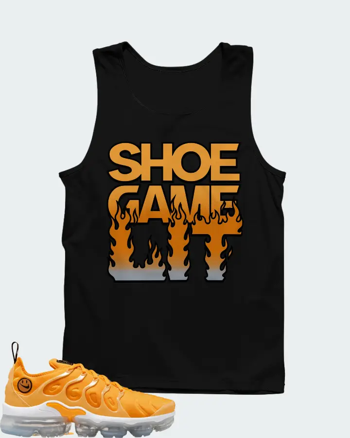 Nike Air VaporMax Plus Orange Matching Tank Top