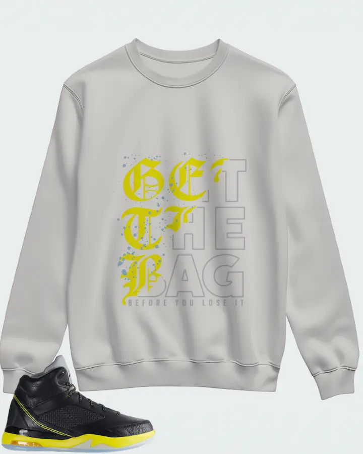 Air Jordan Flight Future Remix Wolf Grey Matching Sweatshirt