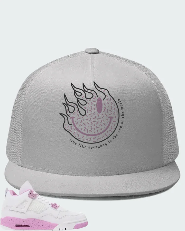 Air Jordan 4 Pink Oreo Matching Hat